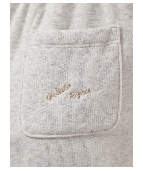 gelato pique（ジェラートピケ）の「スウェットショートパンツ（ショートパンツ・レディース・GRY/PNK・F）」の8枚目の写真