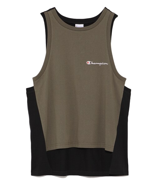 フレイアイディー★チャンピオン コラボタンクトップ FRAY I.D（フレイアイディー）の「【FRAY I.D×Champion】アシメタンク