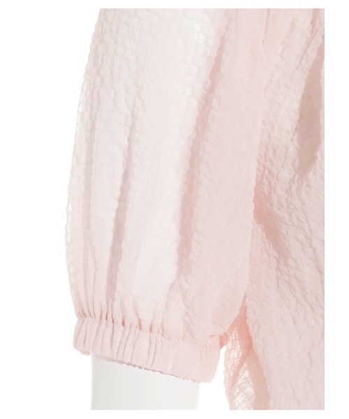 SNIDEL(スナイデル)の「クレープシフォンブラウス(ブラウス・レディース・WHT/PNK/BLK・F)」の9枚目の写真