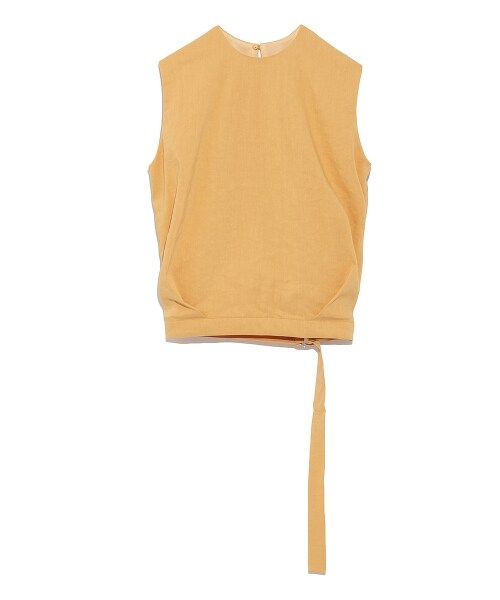 Mila Owen（ミラオーウェン）の「バックウエストベルトノースリーブトップス（プルオーバー・レディース・WHT/YEL/BLK・F）」の2枚目の写真