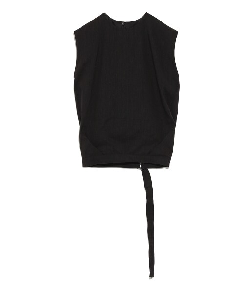 Mila Owen（ミラオーウェン）の「バックウエストベルトノースリーブトップス（プルオーバー・レディース・WHT/YEL/BLK・F）」の3枚目の写真