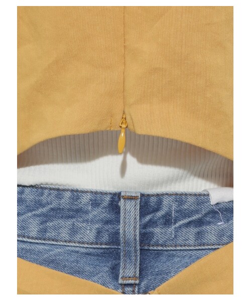 Mila Owen（ミラオーウェン）の「バックウエストベルトノースリーブトップス（プルオーバー・レディース・WHT/YEL/BLK・F）」の12枚目の写真