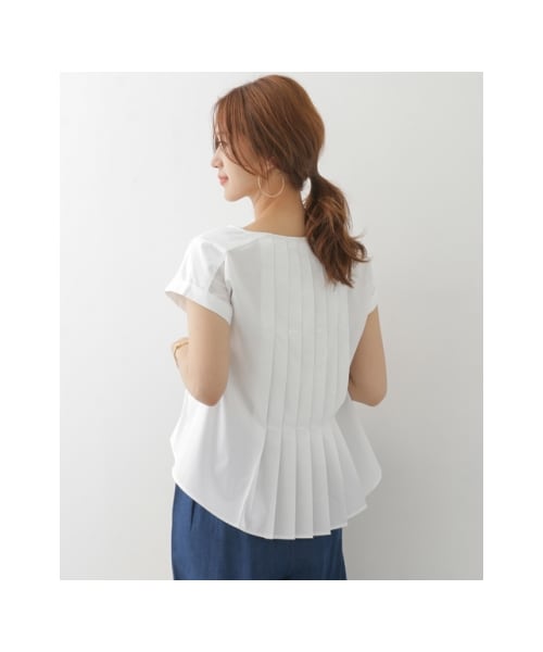 URBAN RESEARCH DOORS - URBAN RESEARCH DOORSバックプリーツ切替ブラウス URBAN RESEARCH DOORS（アーバンリサーチドアーズ）の「バック