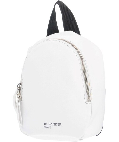 ジルサンダー ネイビー　リュック　バックパック　レザー 中古・古着通販】JIL SANDER (ジルサンダー) レザーバックパック