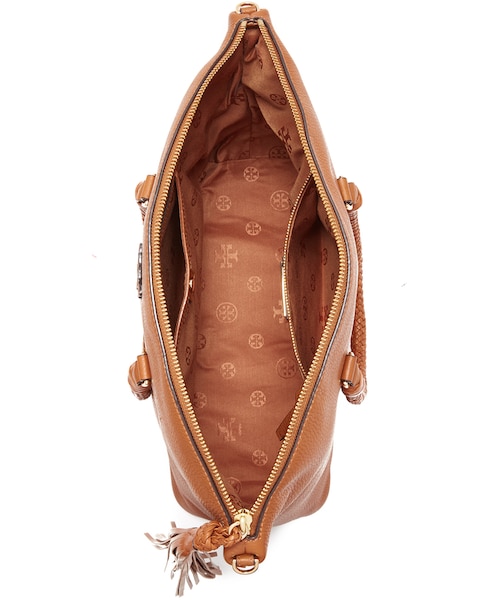 TORY BURCH(トリーバーチ)の「Tory Burch Taylor Satchel(ショルダーバッグ・レディース・Black/Brown・One Size)」の6枚目の写真
