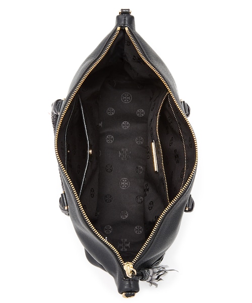TORY BURCH(トリーバーチ)の「Tory Burch Taylor Satchel(ショルダーバッグ・レディース・Black/Brown・One Size)」の8枚目の写真
