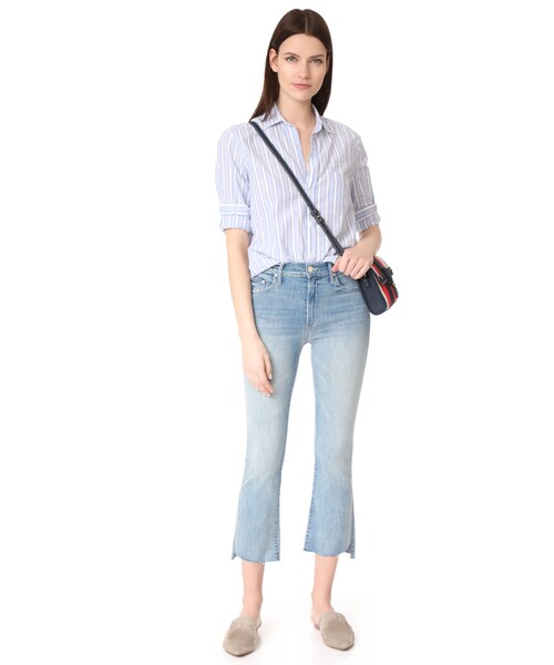 mother（マザー）の「MOTHER The Insider Crop Step Fray Jeans（デニムパンツ・レディース・Blue・24/25/26/27/28/29/30/31/32）」の2枚目の写真
