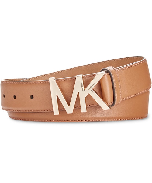 MICHAEL KORS（マイケルコース）の「MICHAEL Michael Kors Logo Leather Belt（ベルト・レディース・Black/Brown/White・S/M/L/XL）」の3枚目の写真
