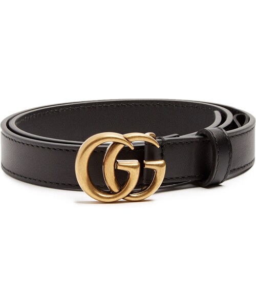GUCCI（グッチ）の「GUCCI GG-logo 2cm leather belt（ベルト）」 - WEAR