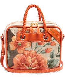 BALENCIAGA | BALENCIAGA Blanket Square floral-print small leather bag(トートバッグ)
