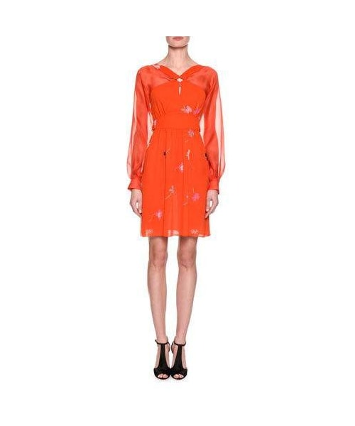 ジョルジオアルマーニ Giorgio Armani Dress Giorgio Armani Printed Shiny Viscose Jacquard Maxi Dress