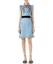 GUCCI（グッチ）の「Gucci Embroidered Cluny Lace Dress, Light