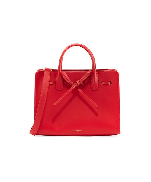 MANSUR GAVRIEL（マンサーガブリエル）の「Mansur Gavriel Sun Mini Calf Leather Tote Bag（トートバッグ・レディース・Pink/Red・One Size）」の2枚目の写真