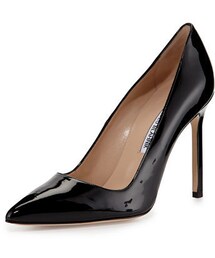 Manolo Blahnik | Manolo Blahnik BB Patent 105mm Pointed-Toe Pump(パンプス)