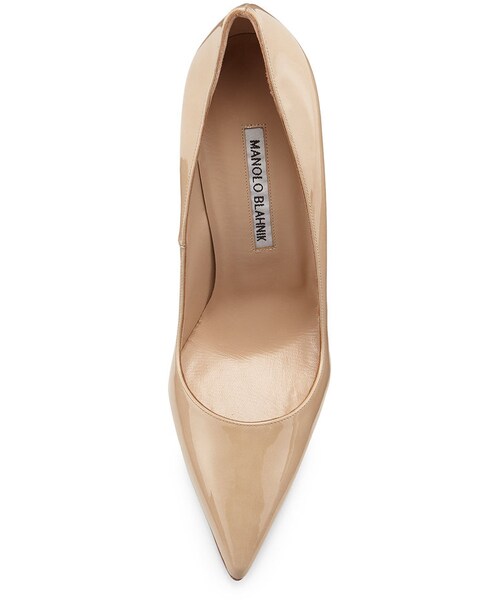Manolo Blahnik（マノロ・ブラニク）の「Manolo Blahnik BB Patent 105mm Pointed-Toe Pump（パンプス・レディース・Black/Beige・10B / 40EU/9.5B / 39.5EU/7B / 37EU/8B / 38EU/11B / 41EU/11.5B / 41.5EU）」の4枚目の写真
