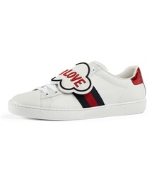 gucci.love.shin （タンブール用）　ホワイト　クロコ　レザー gucci.love.shin （タンブール用） ホワイト クロコ レザー