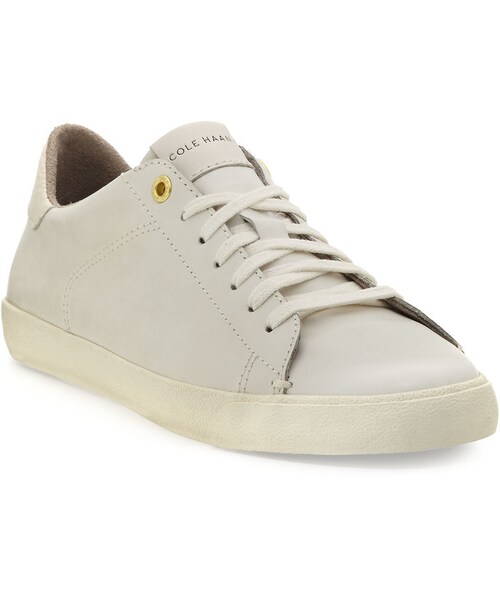 COLE HAAN（コールハーン）の「Cole Haan Trafton Club Court Leather Low-Top Sneaker, White（スニーカー・レディース・White・8B / 38EU/7B / 37EU/8.5B / 38.5EU/9.5B / 39.5EU/6.5B / 36.5EU/7.5B / 37.5EU/6B / 36EU/11B / 41EU/10B / 40EU/5B / 35EU/9B / 39EU/5.5B / 35.5EU）」の3枚目の写真