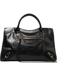 BALENCIAGA | Balenciaga - Classic City Textured-leather Tote - Black(トートバッグ)