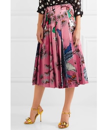 スカート GUCCI Lilac Crepe Skirt $_57.JPG?set_id=8800005007