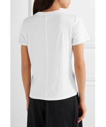【THE ROW】ザ・ロウ Florie コットンTシャツ ホワイト The Row: White Florie T-shirt | SSENSE