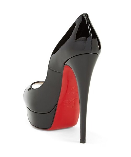 Christian Louboutin(クリスチャンルブタン)の「Women's Christian Louboutin 'Lady Peep' Open Toe Pump(パンプス・レディース・Black・9.5US / 39.5EU)」の4枚目の写真