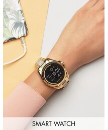 MICHAEL KORS | Michael Kors Access Gold Glitter Bradshaw Smart Watch(アナログ腕時計)