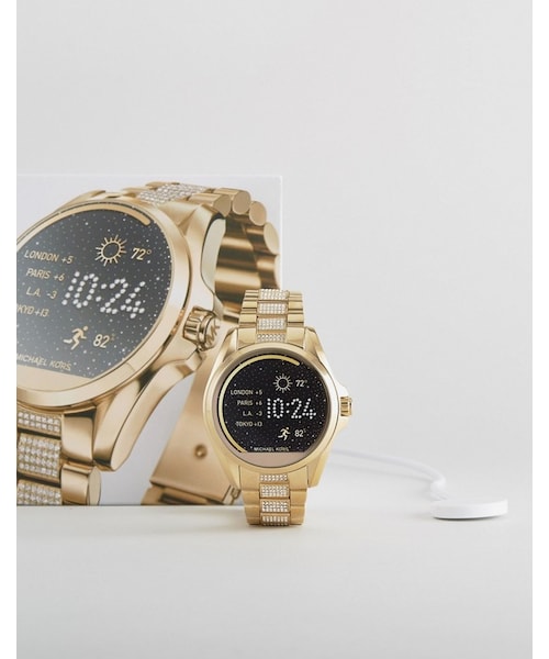 MICHAEL KORS デジタル腕時計 シルバー/ゴールド MICHAEL KORS（マイケルコース）の「Michael Kors Access Gold