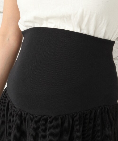 LEPSIM（レプシィム）の「マタニティ／アコーディオンプリーツ（パンツ・ブラック/ライトベージュ/グレージュ）」の6枚目の写真