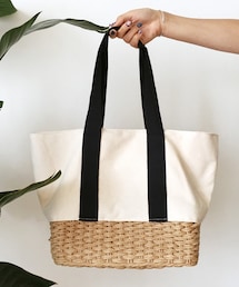 DHOLIC | ツーマテリアルトートバッグ(トートバッグ)