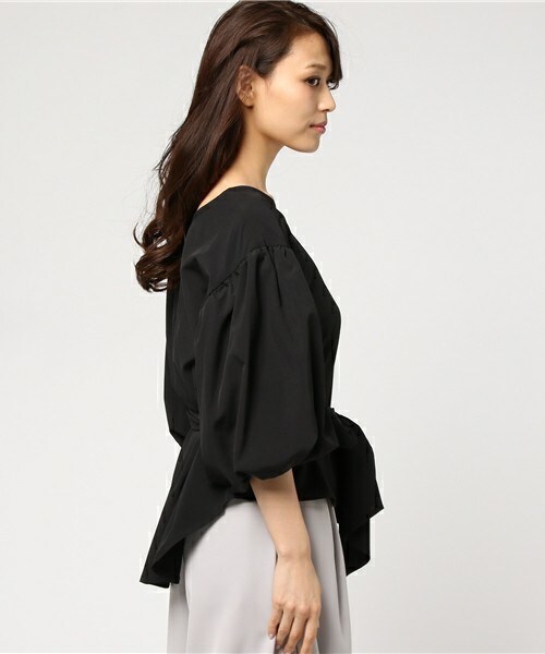 archives（アルシーヴ）の「バルーンスリーブプルオーバー（シャツ/ブラウス・レディース・オフホワイト/ブラック/オレンジ・MEDIUM）」の5枚目の写真