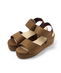 studio CLIP | フェイクスエードプラットフォームサンダル(シューズ)