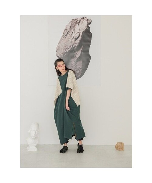 STORAMA（ストラマ）の「STORAMA マティススカーフワンピース（GREEN 