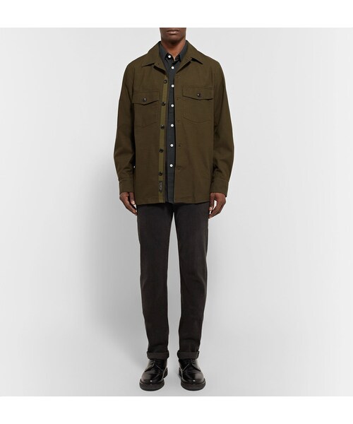 rag & bone（ラグアンドボーン）の「rag & bone Standard Issue Beach Slim-Fit Cotton Shirt（シャツ/ブラウス・メンズ・Black・XS/S/M/L/XL/XXL）」の3枚目の写真