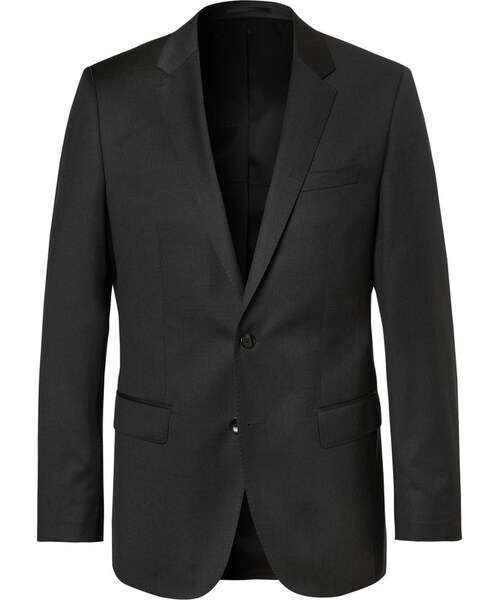 HUGO BOSS（ヒューゴボス）の「Hugo Slim-Fit Super 120s Virgin Wool Suit Jacket（）」 - WEAR