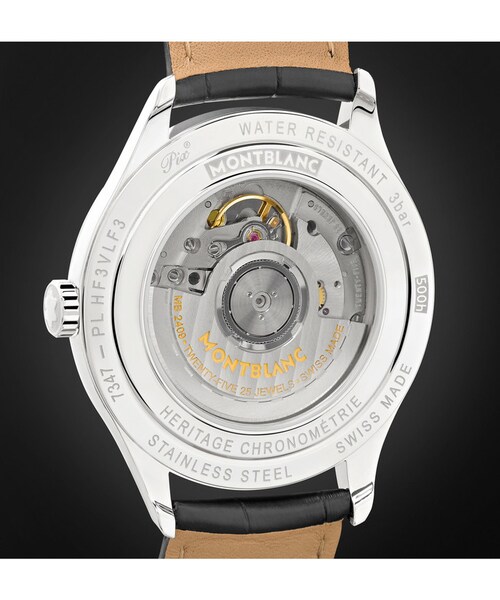 MONTBLANC(モンブラン)の「Montblanc Heritage Chronométrie Automatic 40mm Stainless Steel and Alligator Watch(アナログ腕時計・メンズ・Black・One size)」の2枚目の写真
