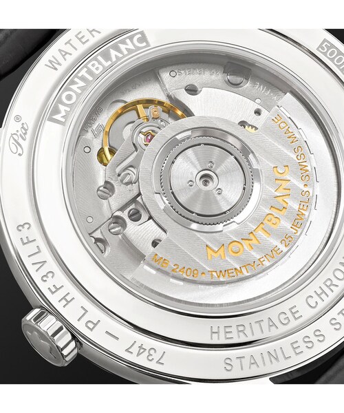 MONTBLANC(モンブラン)の「Montblanc Heritage Chronométrie Automatic 40mm Stainless Steel and Alligator Watch(アナログ腕時計・メンズ・Black・One size)」の5枚目の写真