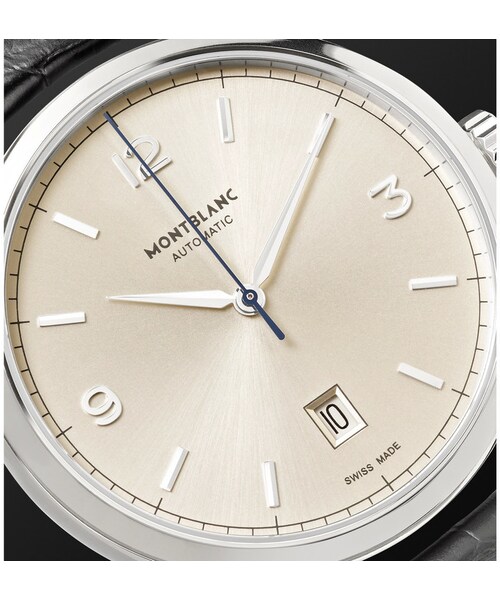 MONTBLANC(モンブラン)の「Montblanc Heritage Chronométrie Automatic 40mm Stainless Steel and Alligator Watch(アナログ腕時計・メンズ・Black・One size)」の3枚目の写真
