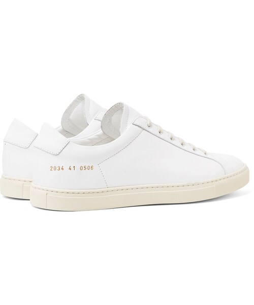 COMMON PROJECTS（コモンプロジェクト）の「Common Projects Achilles Retro Leather Sneakers（スニーカー・メンズ・White・39/40/41/42/43/44/45/46/47）」の7枚目の写真