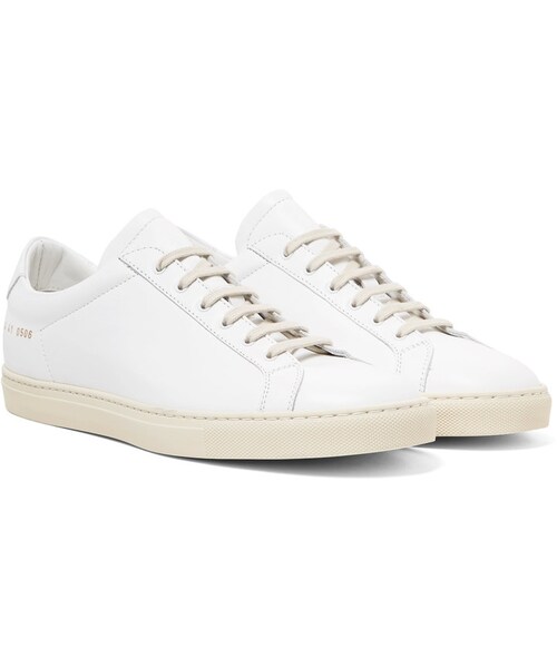 COMMON PROJECTS（コモンプロジェクト）の「Common Projects Achilles Retro Leather Sneakers（スニーカー・メンズ・White・39/40/41/42/43/44/45/46/47）」の5枚目の写真
