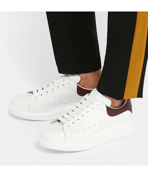 Alexander McQueen（アレキサンダーマックイーン）の「Alexander McQueen Exaggerated-Sole Leather Sneakers（スニーカー・メンズ・White・EU39/EU40/EU41/EU42/EU42.5/EU43/EU43.5/EU44/EU45）」の5枚目の写真