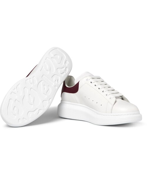 Alexander McQueen（アレキサンダーマックイーン）の「Alexander McQueen Exaggerated-Sole Leather Sneakers（スニーカー・メンズ・White・EU39/EU40/EU41/EU42/EU42.5/EU43/EU43.5/EU44/EU45）」の7枚目の写真
