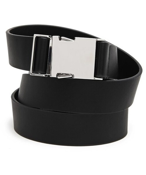 FOREVER 21(フォーエバー トゥエンティーワン)の「FOREVER 21+ Faux Leather Belt(ベルト・レディース・Black/Orange/White・ONE SIZE)」の4枚目の写真