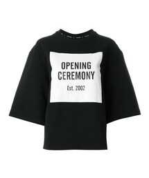 OPENING CEREMONY | Opening Ceremony - ロゴプリント スウェットシャツ - women - コットン/スパンデックス - XL(ニット/セーター)