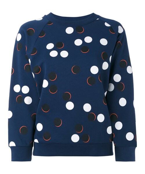 MAISON KITSUNÉ ネイビー ドットセーター Maison Kitsune（メゾン 