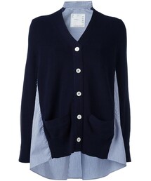 Sacai（サカイ）の「Sacai - シャツパネル カーディガン - women