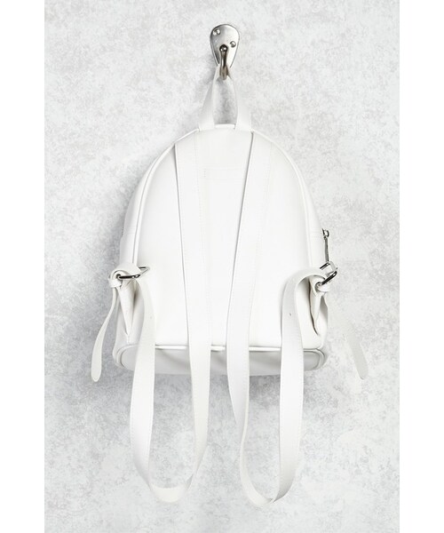 FOREVER 21（フォーエバー トゥエンティーワン）の「FOREVER 21+ Faux Leather Backpack（バックパック/リュック・レディース・Black/Blue/White・ONE SIZE）」の13枚目の写真