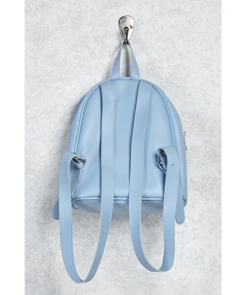 FOREVER 21（フォーエバー トゥエンティーワン）の「FOREVER 21+ Faux Leather Backpack（バックパック/リュック・レディース・Black/Blue/White・ONE SIZE）」の7枚目の写真