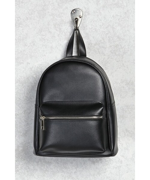 FOREVER 21（フォーエバー トゥエンティーワン）の「FOREVER 21+ Faux Leather Backpack（バックパック/リュック・レディース・Black/Blue/White・ONE SIZE）」の12枚目の写真