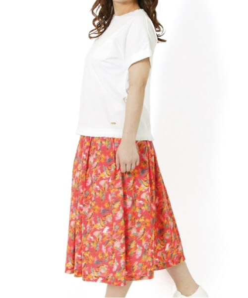 dolcina(ドルチーナ)の「フレアースカート(スカート・レディース・レッド/・159/FREE)」の4枚目の写真