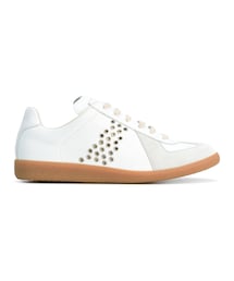 Maison Margiela | Maison Margiela - アイレットディテール スニーカー - men - レザー/スエード/rubber - 42(スニーカー)
